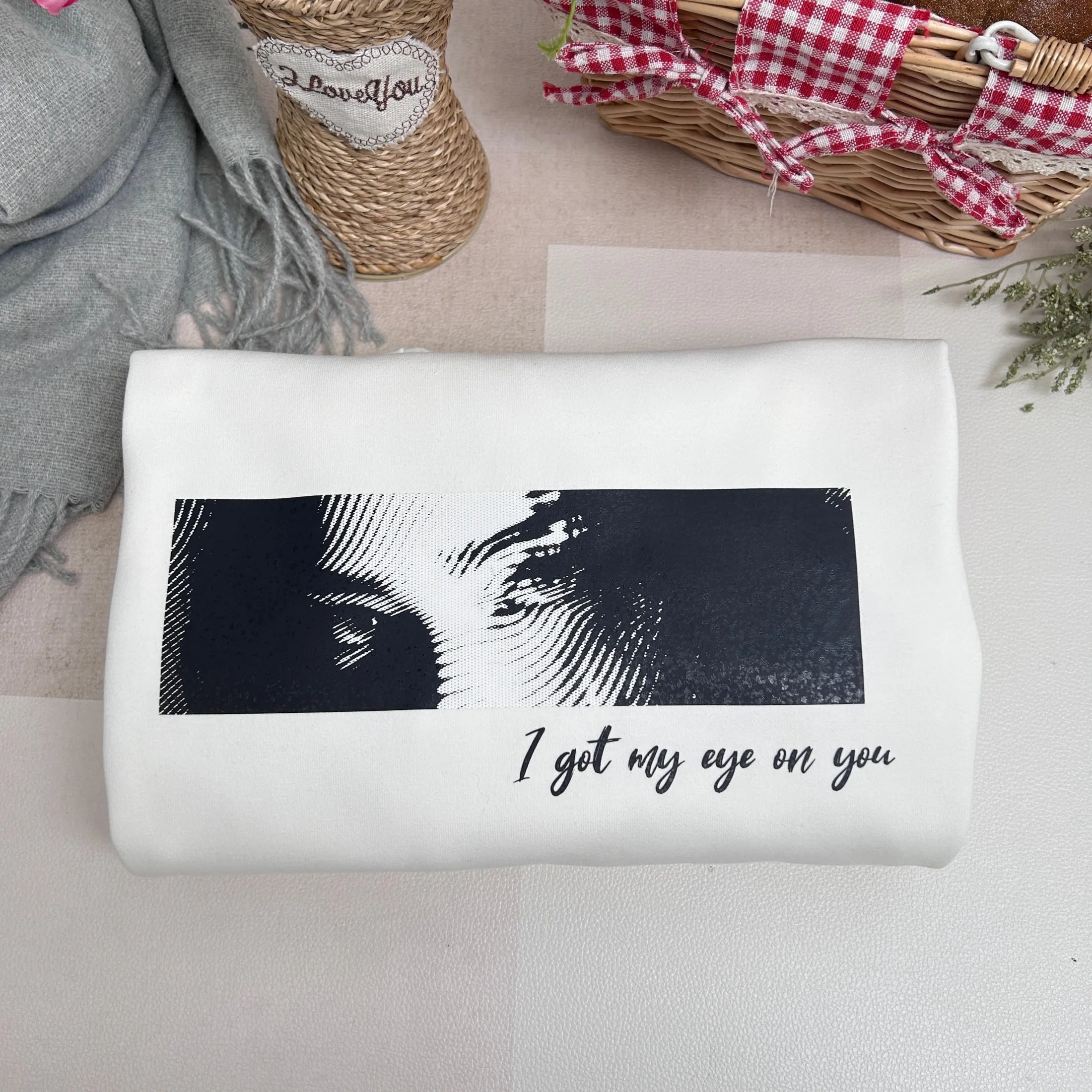 Custom Unique Eyes T-shirt | Gifts For Couple