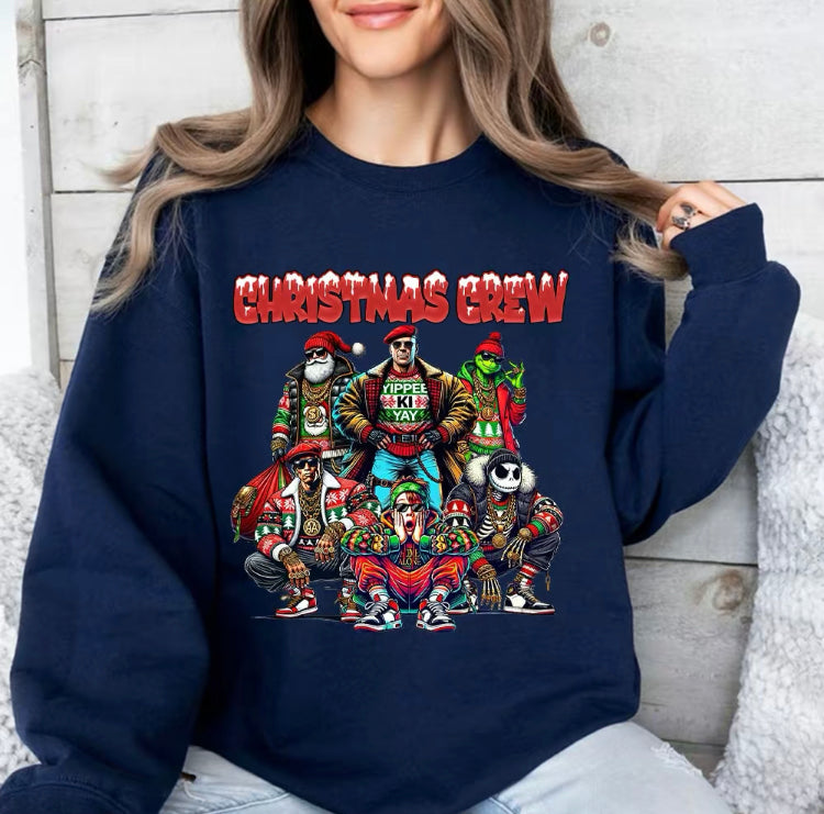 Custom Embroidered Christmas Movie Character Sweatshirt