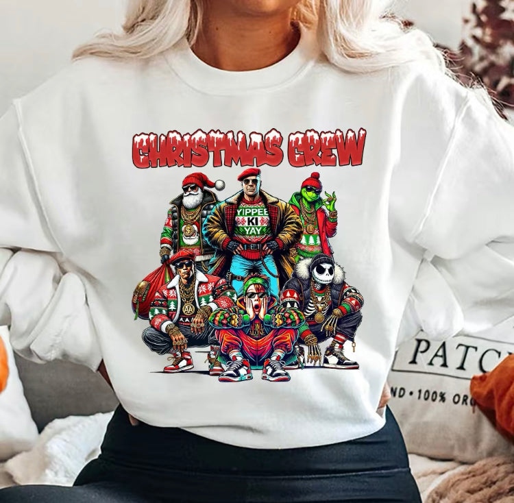 Custom Embroidered Christmas Movie Character Sweatshirt