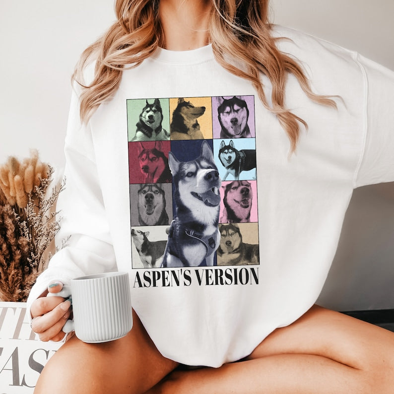 Custom Eras Tour Dog Mom Sweatshirt For Pet Lovers