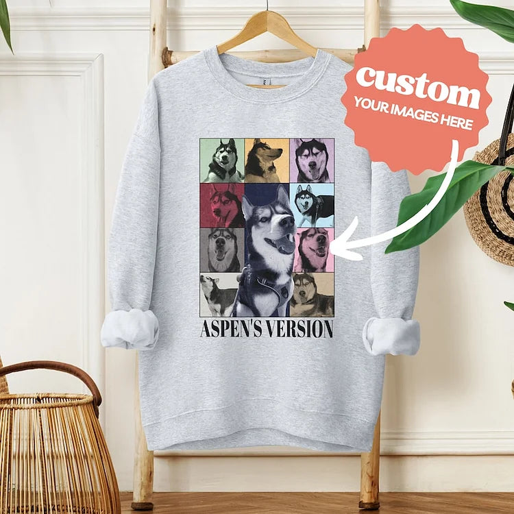 Custom Eras Tour Dog Mom Sweatshirt For Pet Lovers