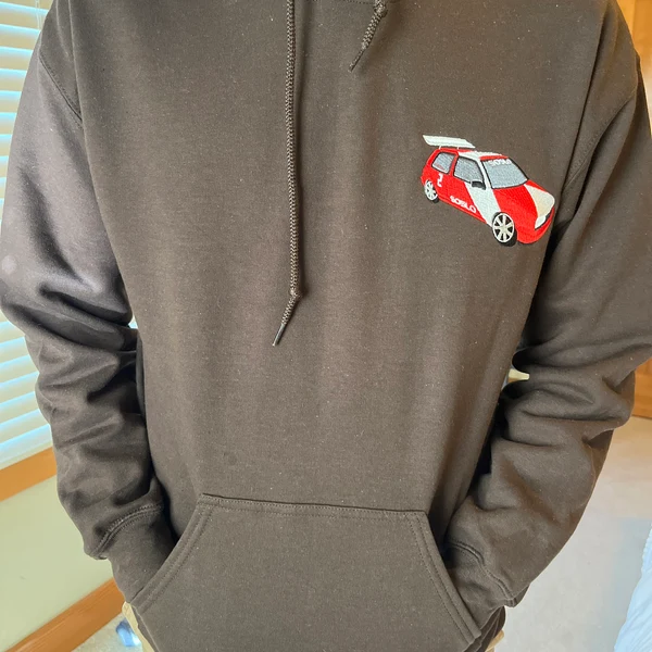 Custom Car Photo Embroidered Hoodie for Him Unique Gifts for Boyfriend Husband Christmas Gift for Car Lovers