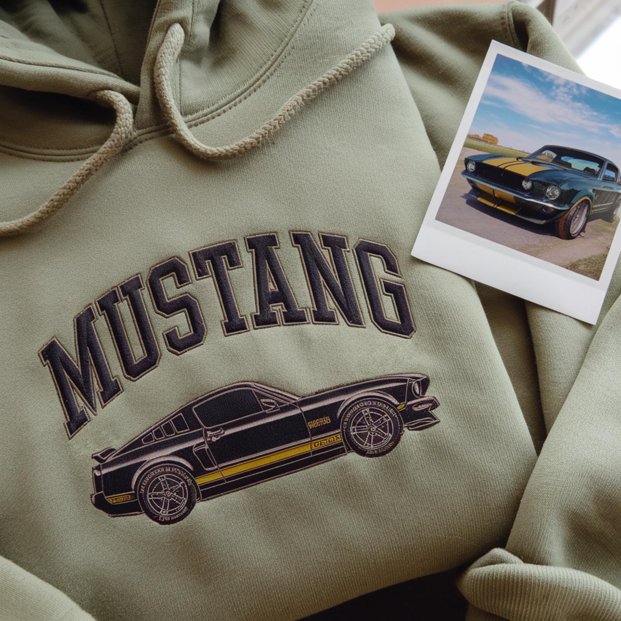 Custom Personalized Car Photo Embroidered Sweatshirt | Car Lover Gift